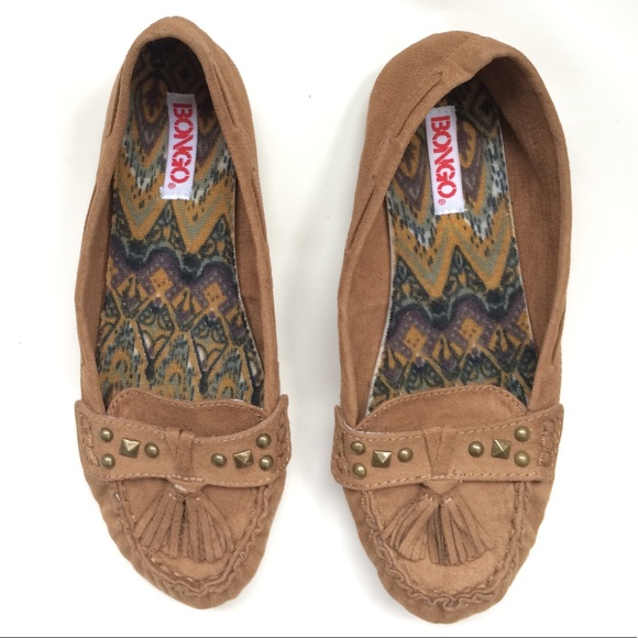 Embellished moccasin flats with tassels - Picture 8 of 8