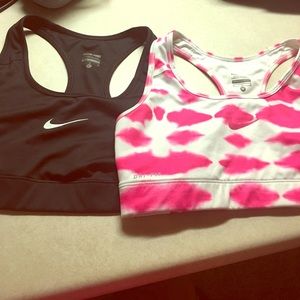 Nike pro sports bras