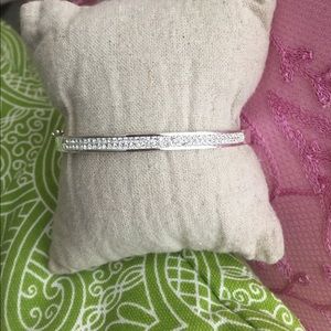 Stella and Dot Silver Sparkle Bangle