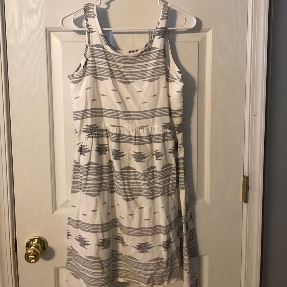 Girls size XL(14) dress with cute Aztec pattern
