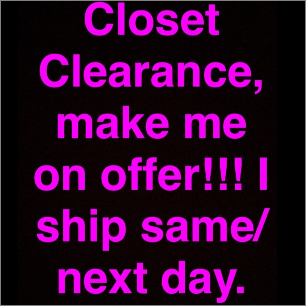All reasonable offers accepted