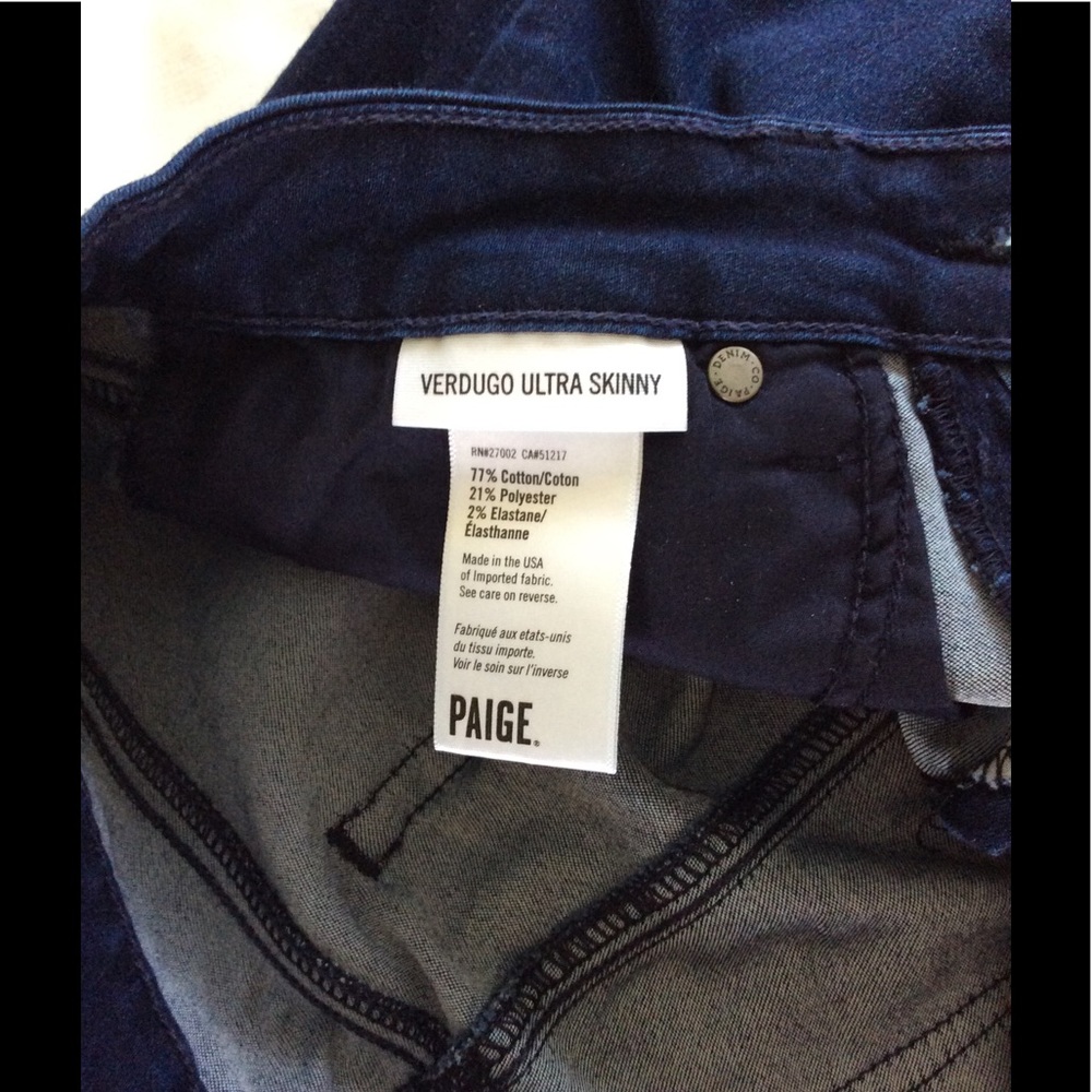 ⬇️Paige Verdugo ultra skinny jeans.🌹 - Picture 2 of 7