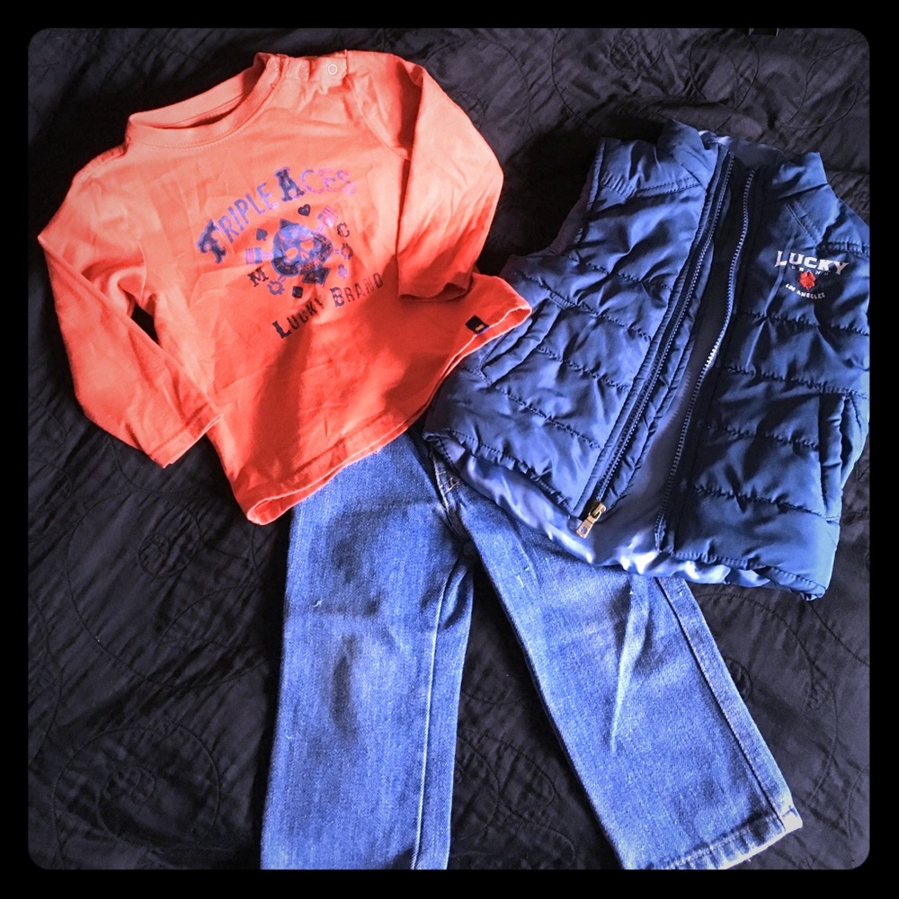 Lucky brand toddler 3-piece outfit