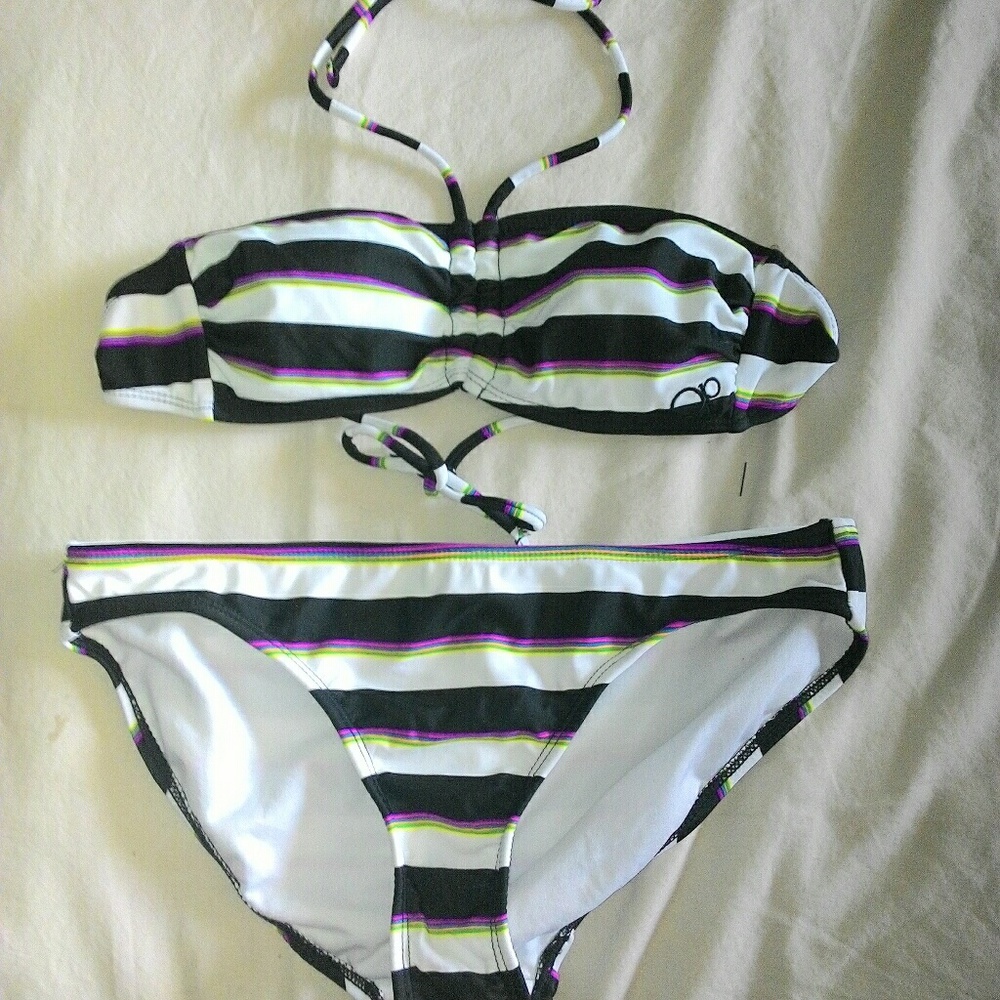 New OP Striped Bikini