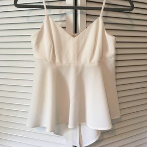 OLIVE + OAK white tank top XS