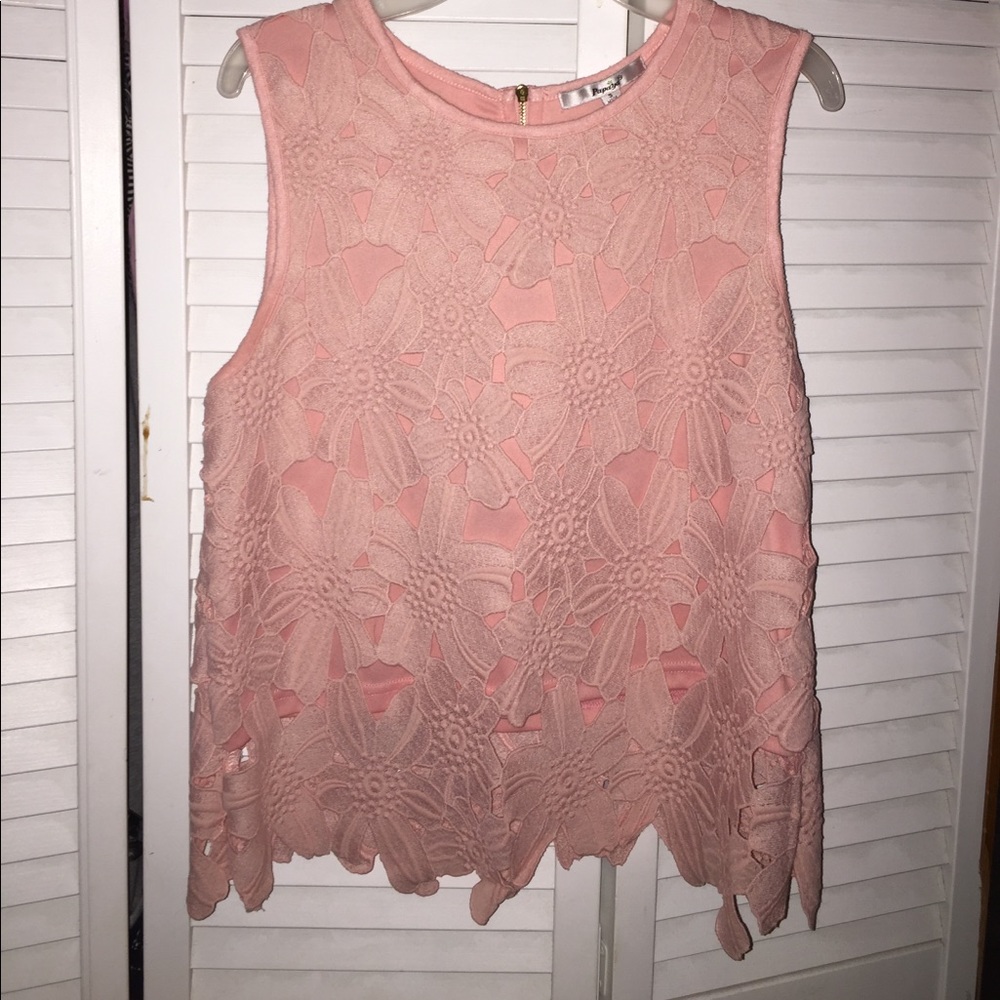 Papaya pink blouse