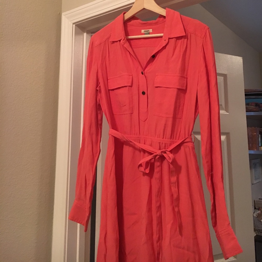 Fossil fall dress