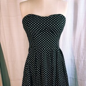 Black and White Polka Dot Dress