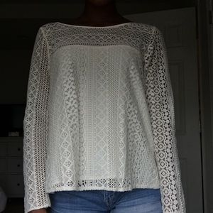 Hollister lace shirt!