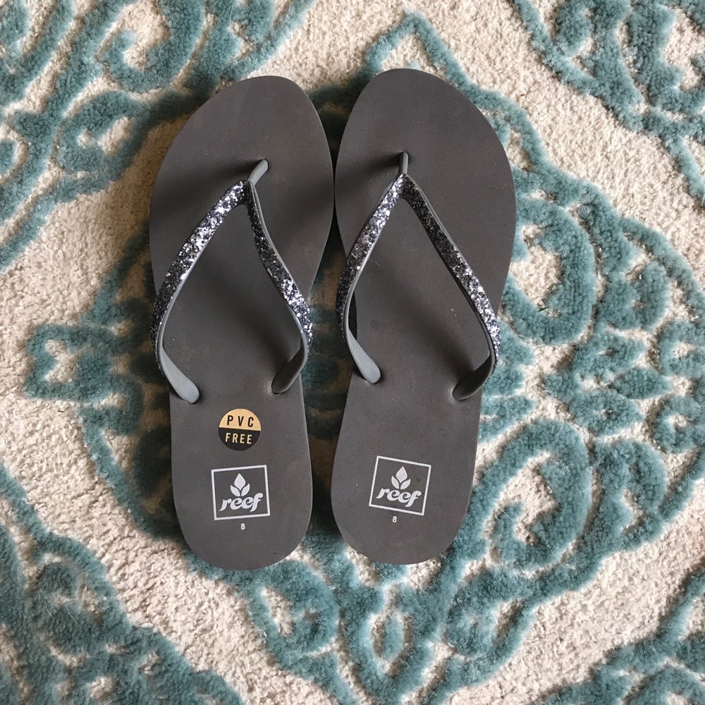 Reef flip flops.