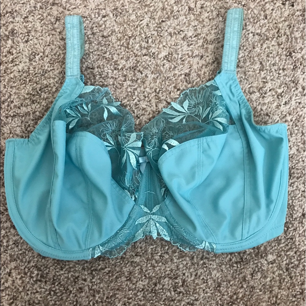 Blue Full Coverage Bra