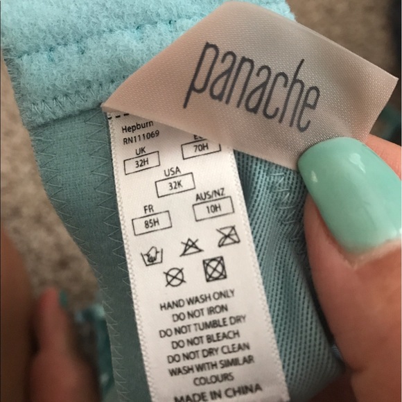 Blue Full Coverage Bra - Picture 3 of 3