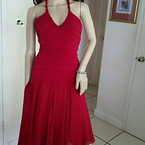 Sexy Red Party  Dress - Picture 4 of 8