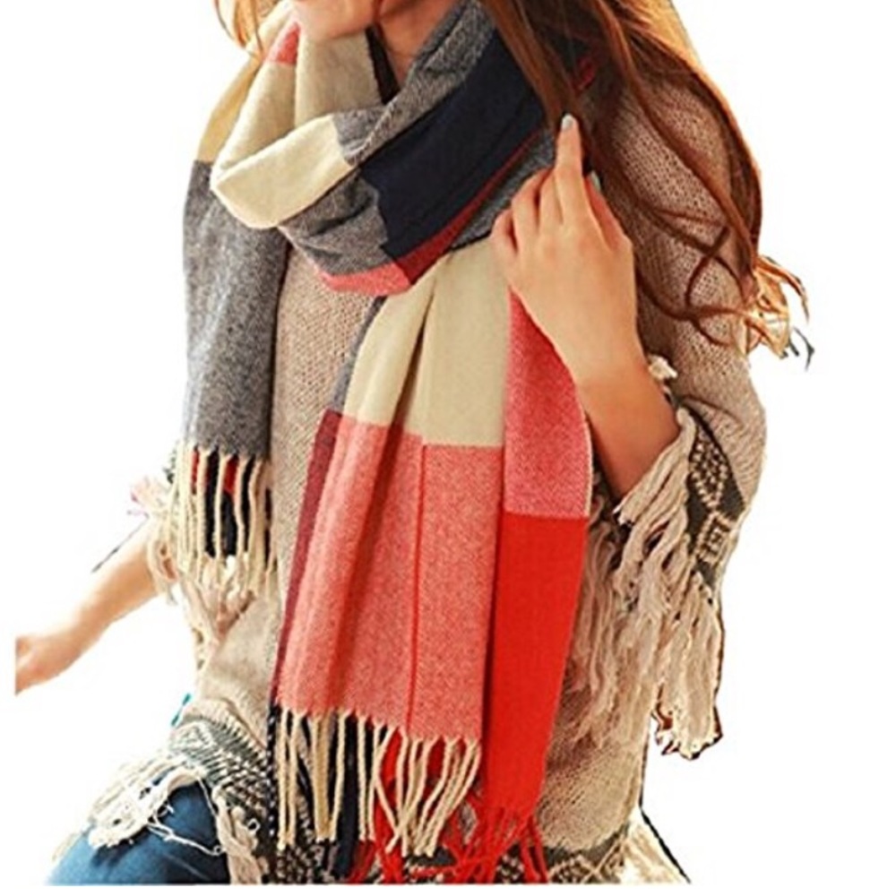 Multicolor scarf more colors available - Picture 1 of 5