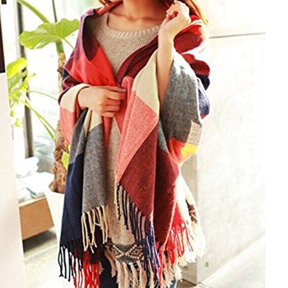 Multicolor scarf more colors available - Picture 2 of 5