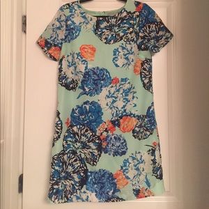 J Crew Floral Shift Dress Size 6