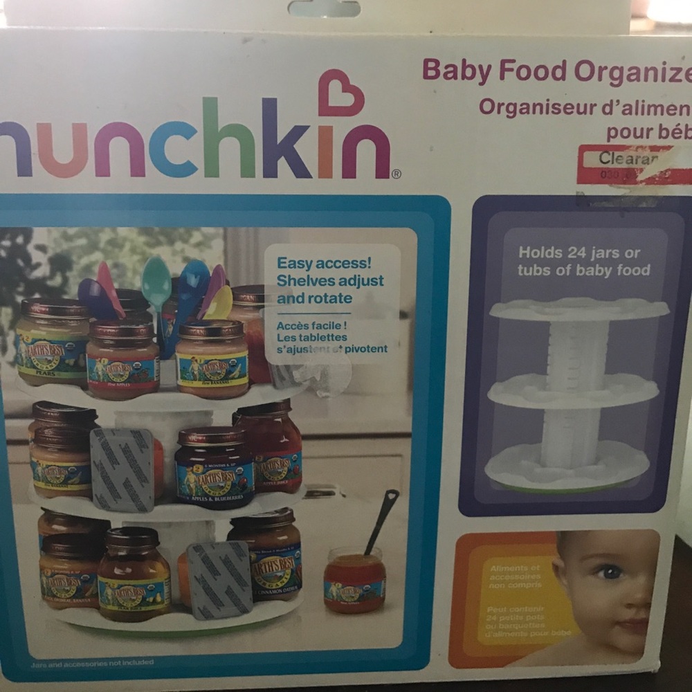 Baby food organizer
