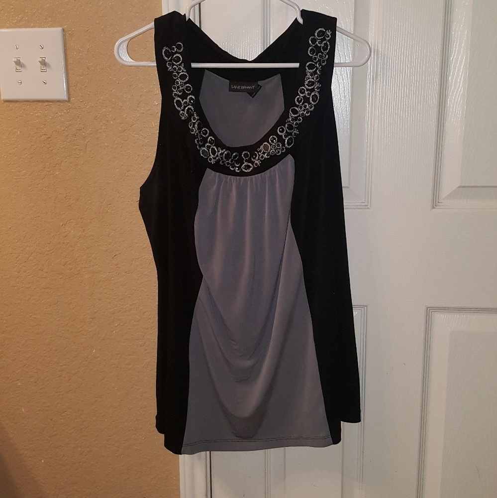 Used Lane Bryant sleeveless blouse