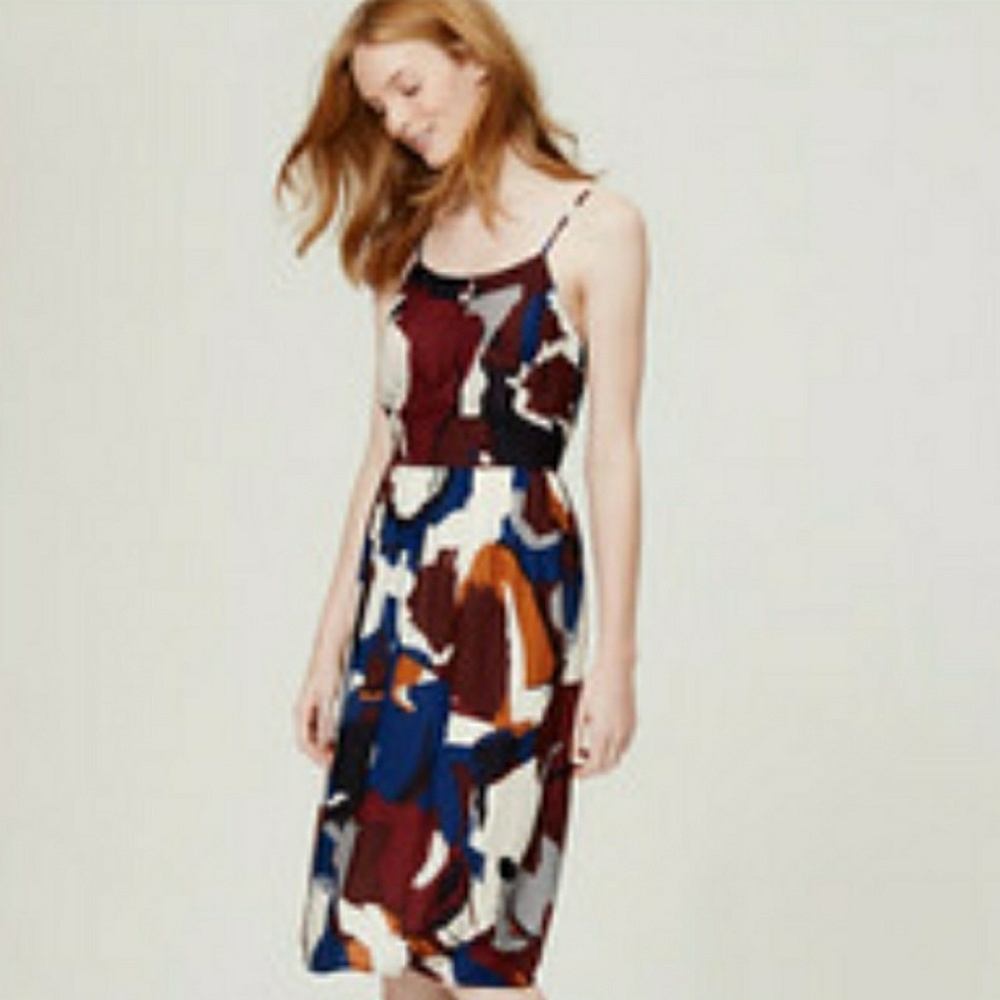 SALE!🎈 $30 LOFT MIDI DRESS MULI COLOR