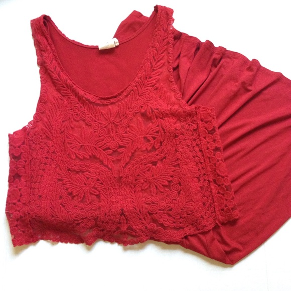 Anthropologie Dresses & Skirts - Lilka Anthropologie Geranium Crochet Dress