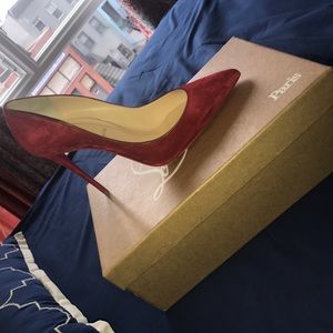 Christian Louboutin Suede Pigalle Follies