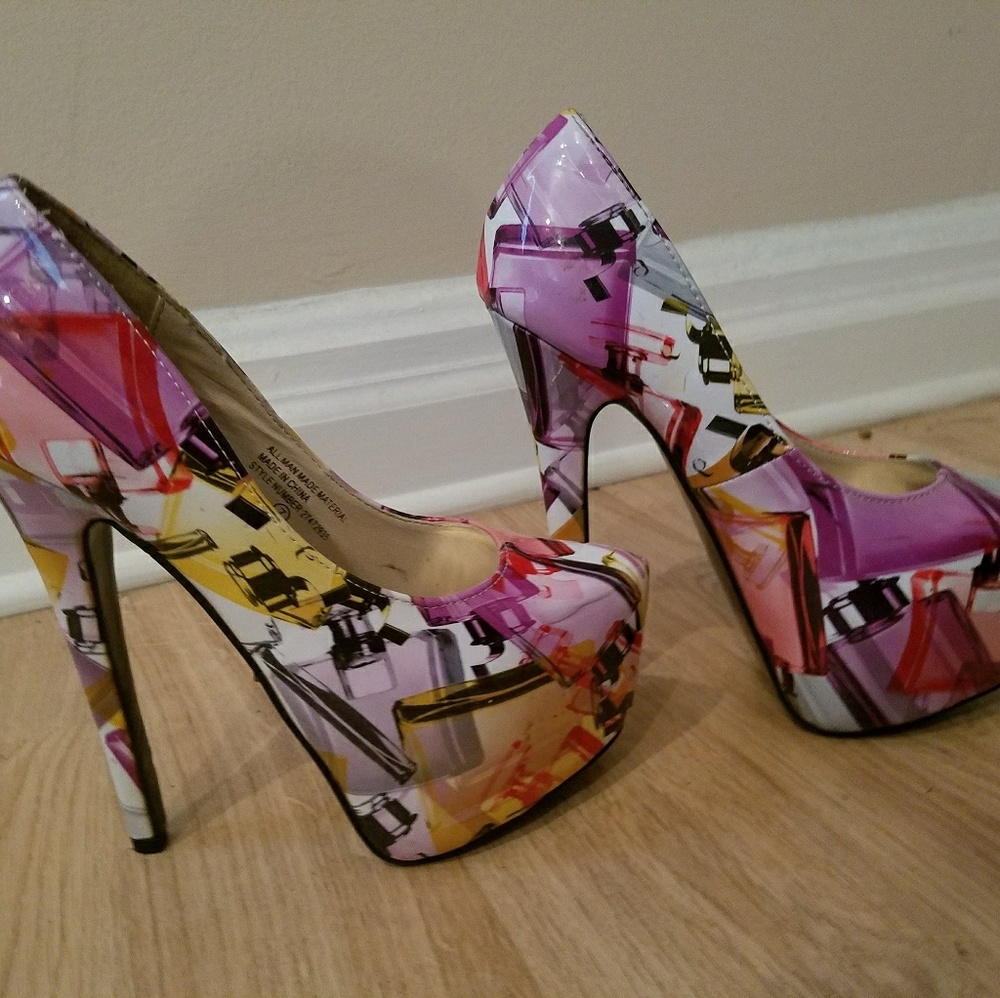 ROSETTE Perfume Bottled 6" Platform Heels