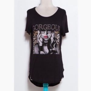 Black GORGEOUS Boyfriend Tee