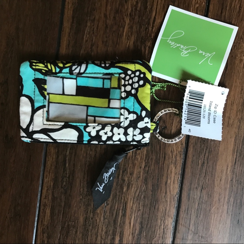 New Vera Bradley Zip ID case in Island Blooms!