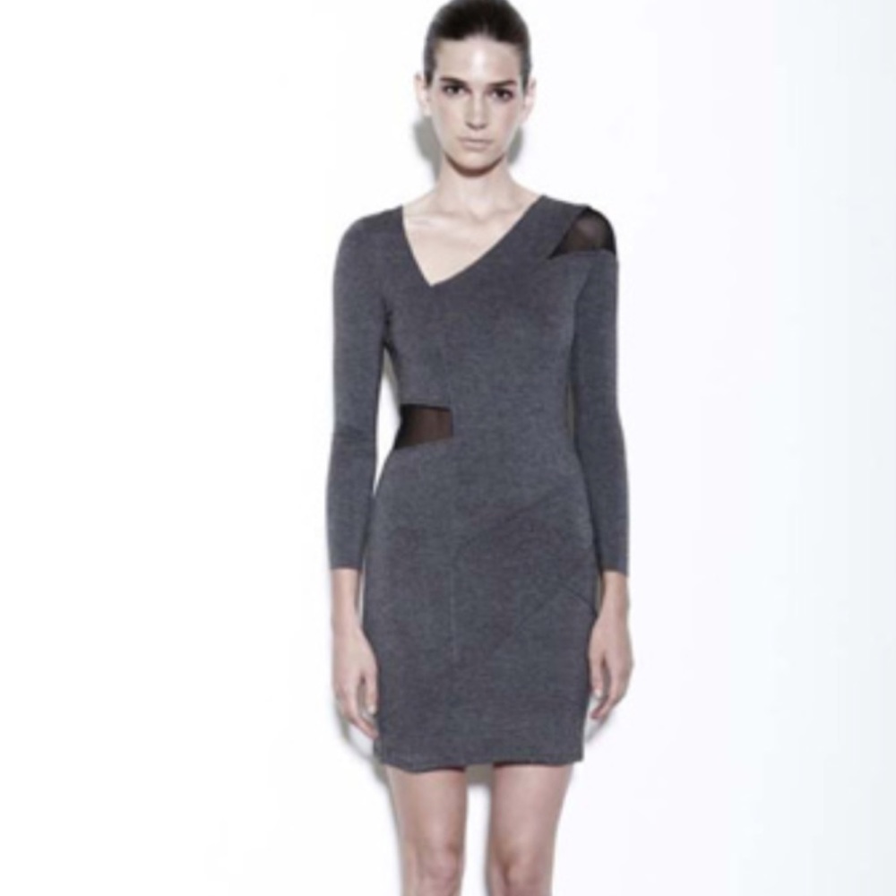 FACTORY by Erik Hart Sheer Paneled Dress
