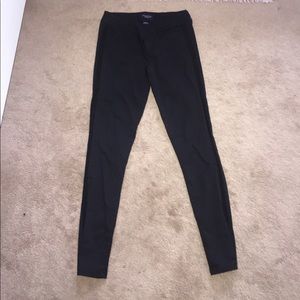 Straight black pants