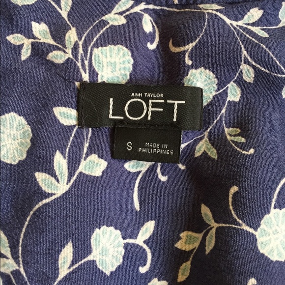Blue printed romper with draw strings from Loft - Picture 5 of 7
