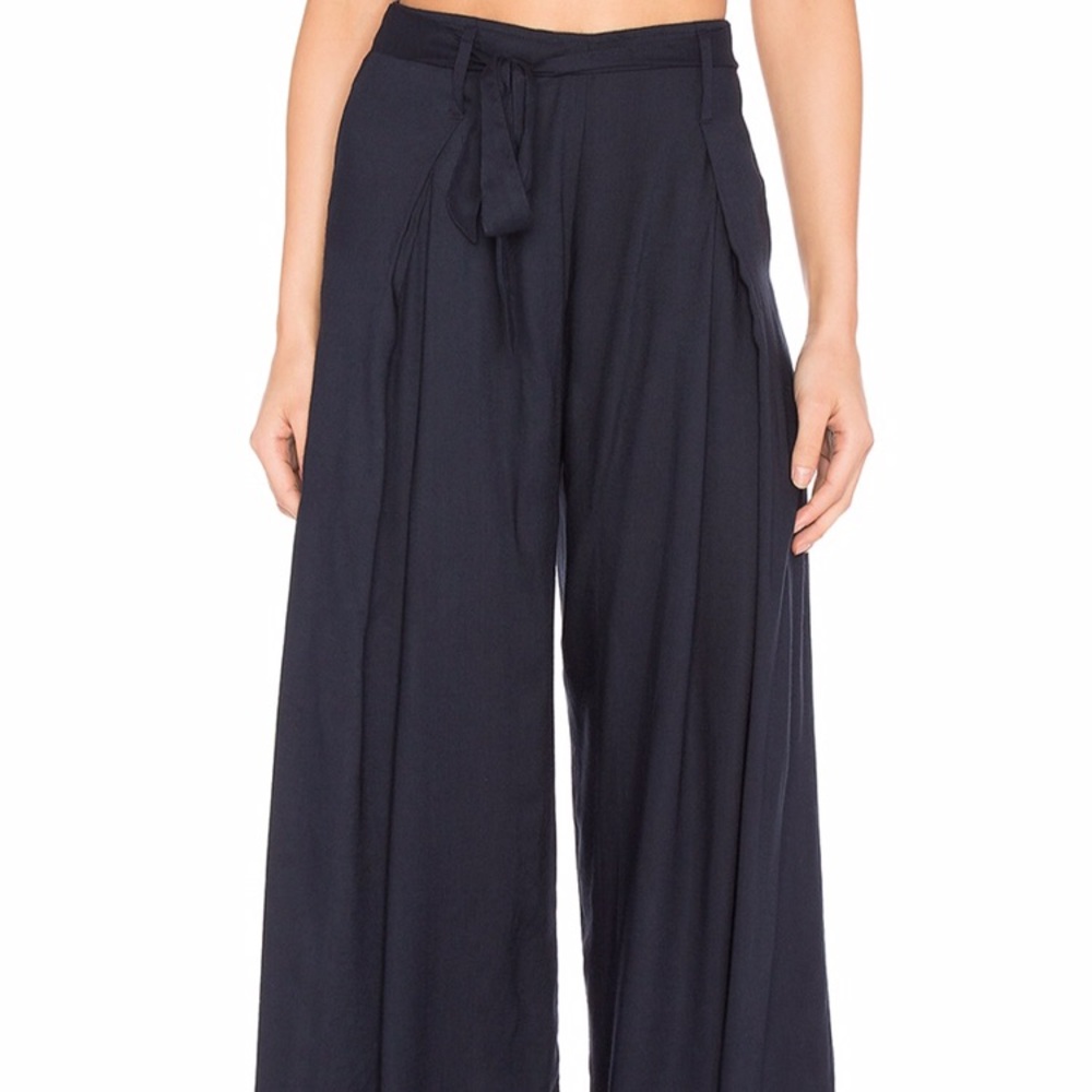Band of Gypsies - Tie Waist Wide Leg Pant
