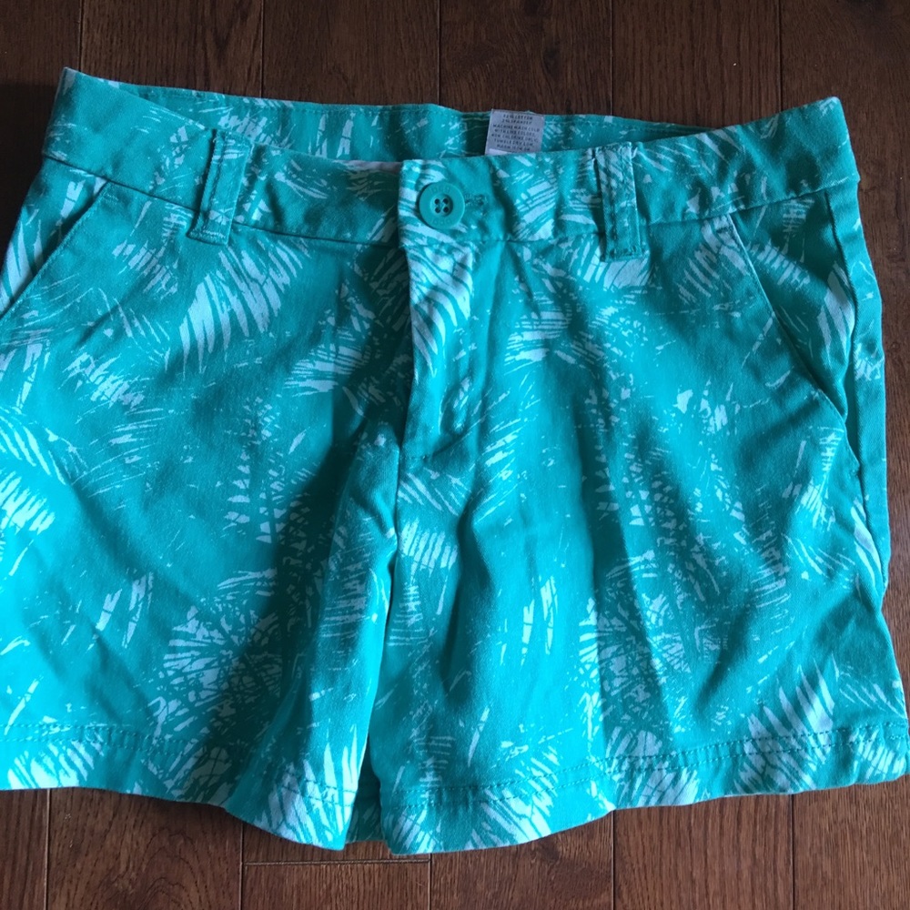 Women's palm tree shorts size 2