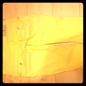 Yellow Men's True Religion Jeans.. Great condition