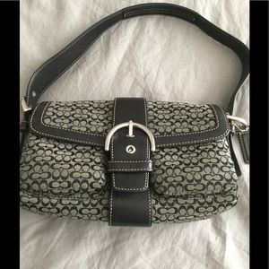 Black Coach handbag.