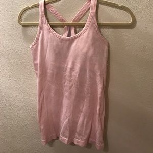 LULULemon Light pink fitted racerback!