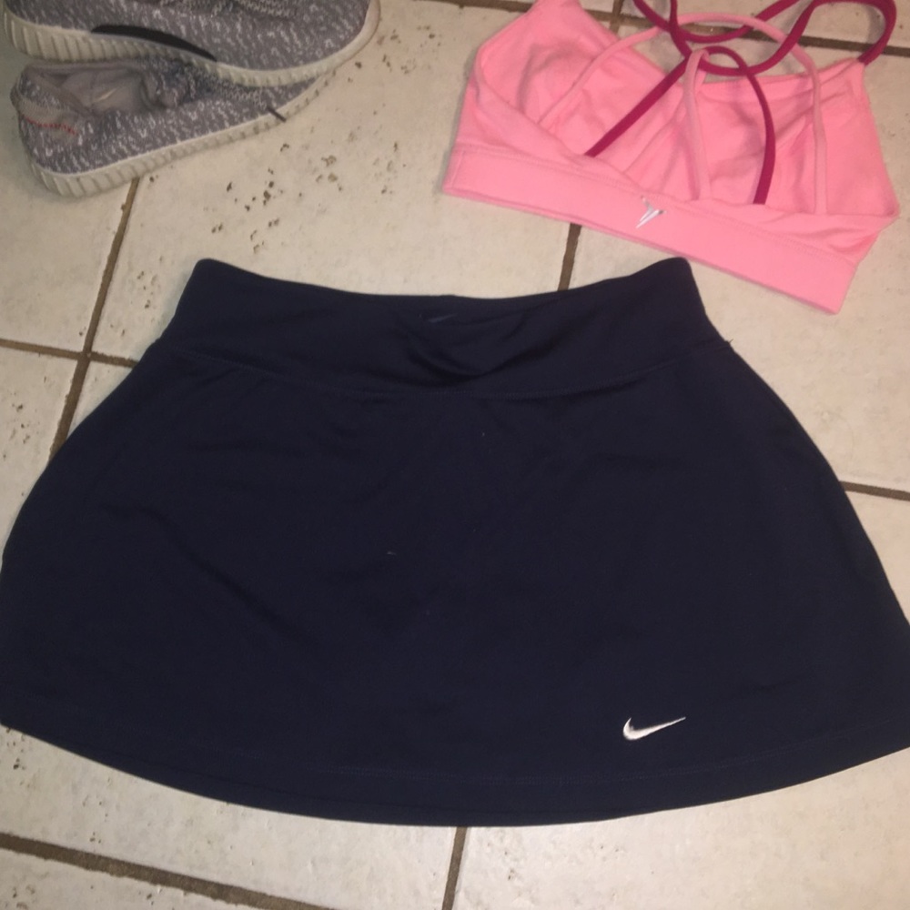 Navy skirt