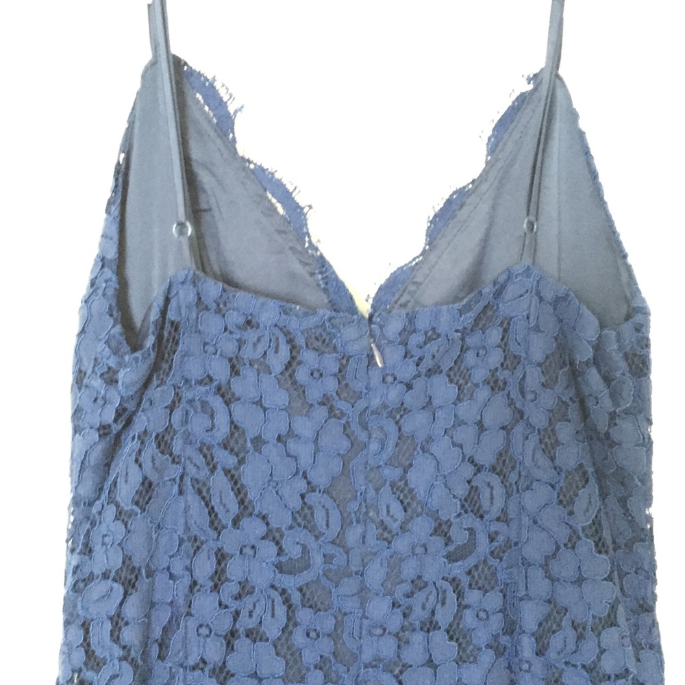Lulu's Blue Laced Dress - Picture 6 of 8