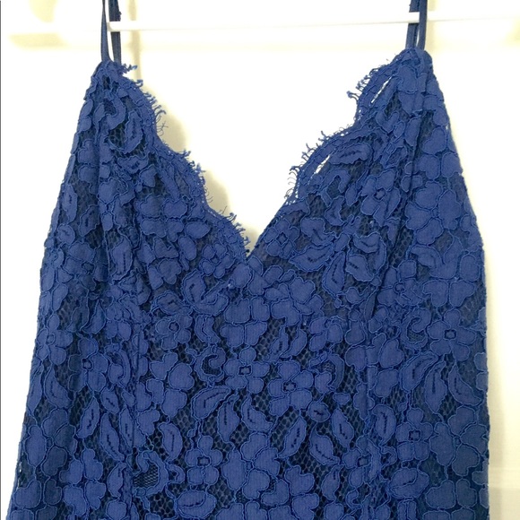 Lulu's Blue Laced Dress - Picture 5 of 8