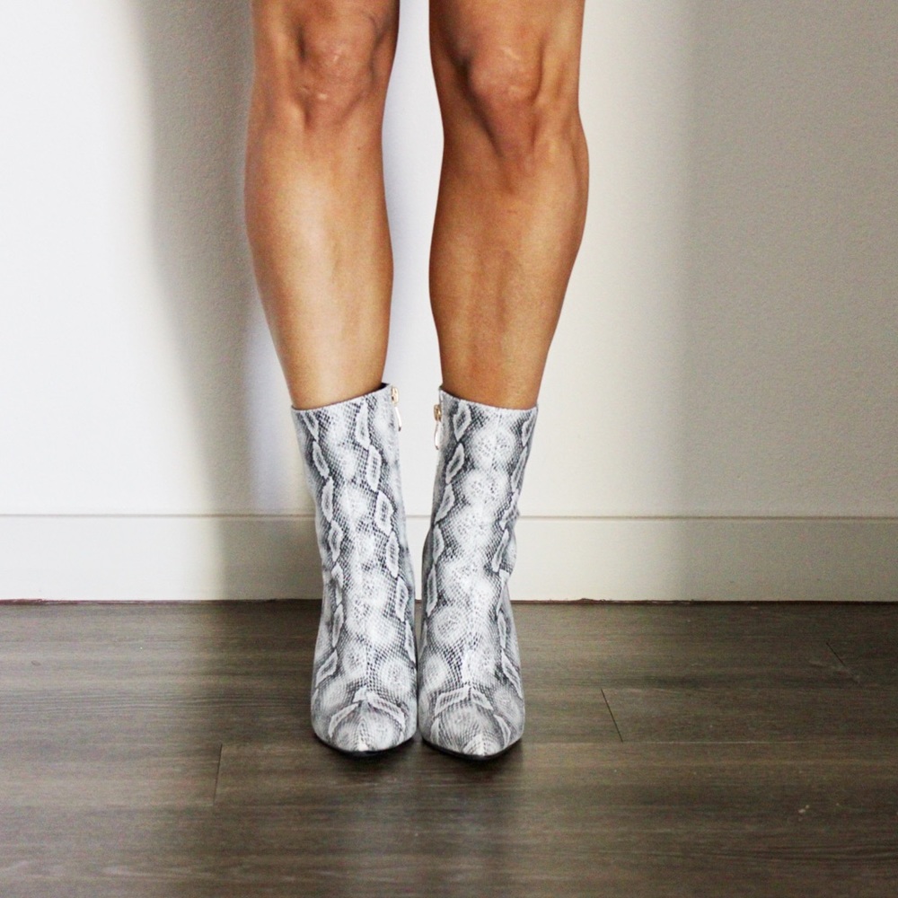 Cape Robbin Snakeskin Mid-Calf Boots