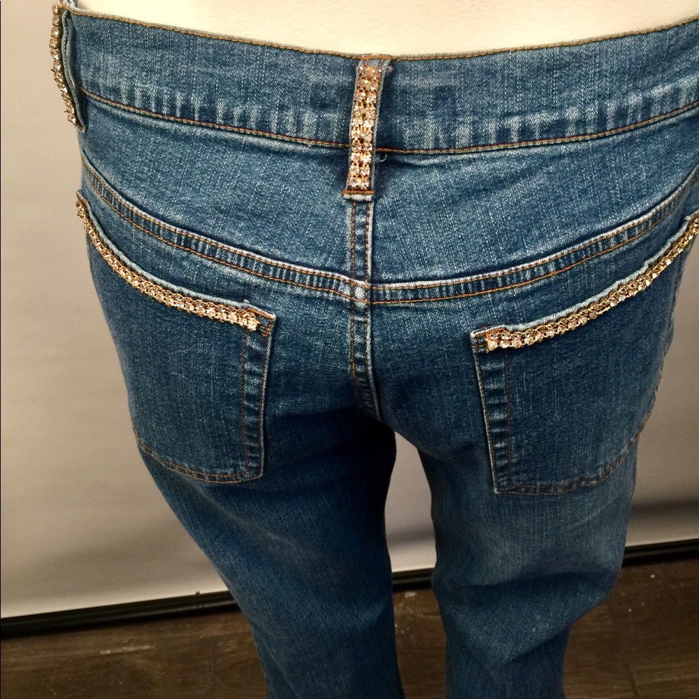 Denim tailored jeans size 8