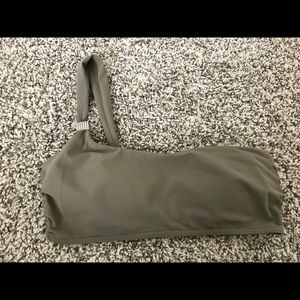 One shoulder bikini top