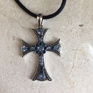 Lia Sophia cross necklace