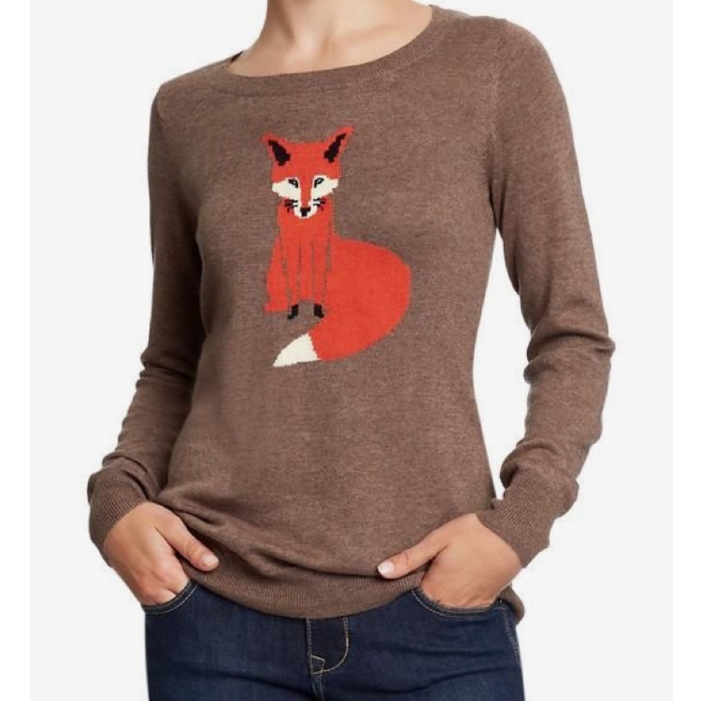 Old Navy fox sweater