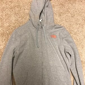 North Face zip up sweater