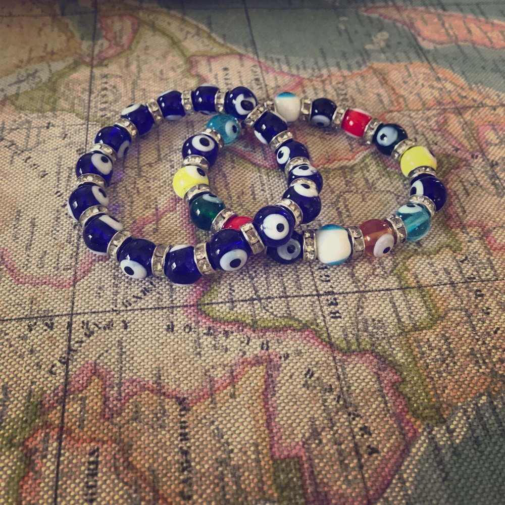 NWOT Set of Two Evil Eye Bracelets