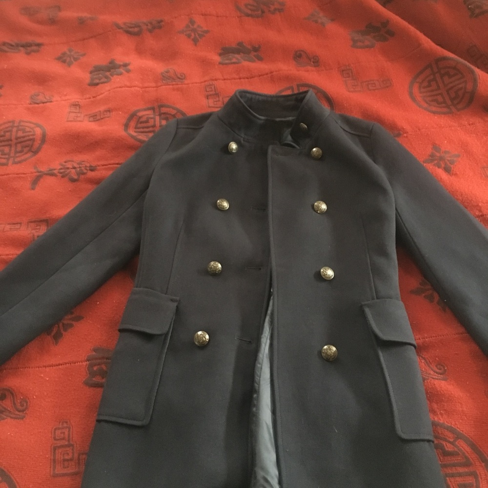 Navy blue pea coat!