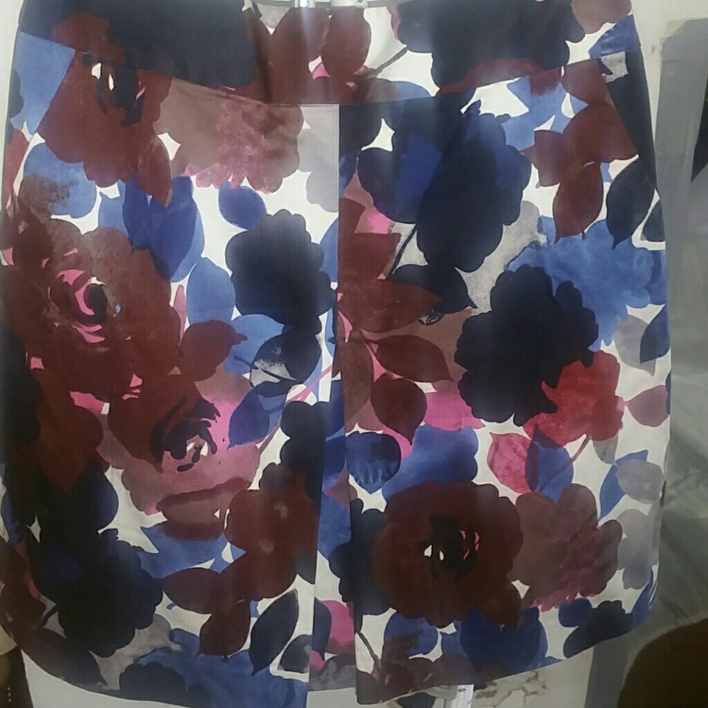 Printed mini front pleated Skirt