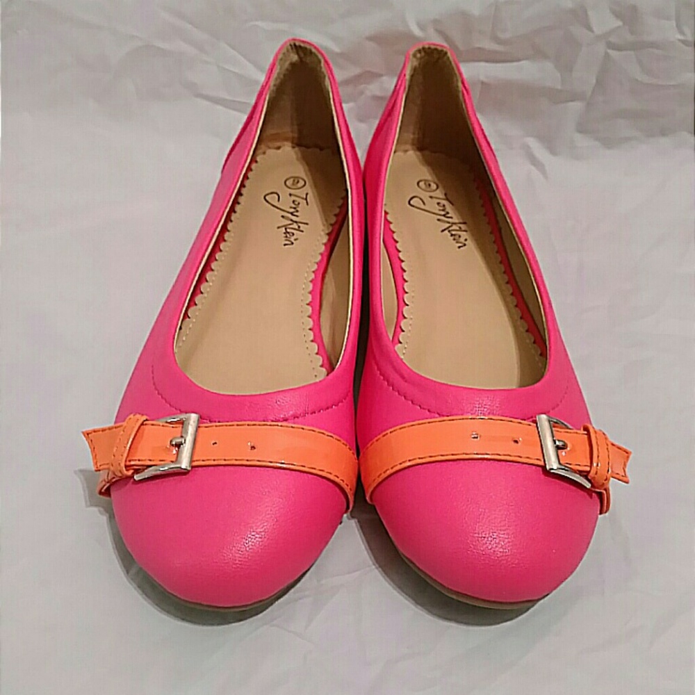 Tory klein Buckled Flats