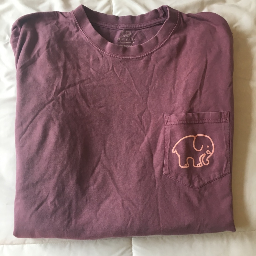 Ivory Ella Classic Lilac Paisley long-sleeved tee